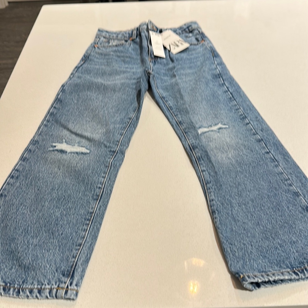 Girls Zara straight fit jeans size 11-12